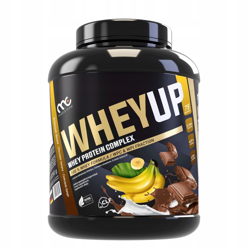 Muscle Clinic Whey Up 2250 g Wpc syrovátkový koncentrát čistý Top