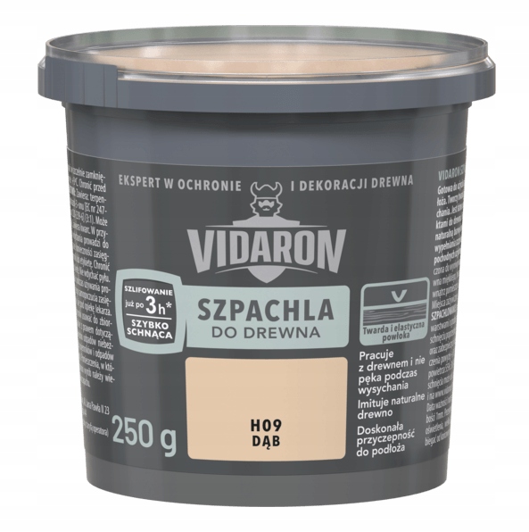

Vidaron Szpachla Drewna Dąb H09 Szpachlówka 250g