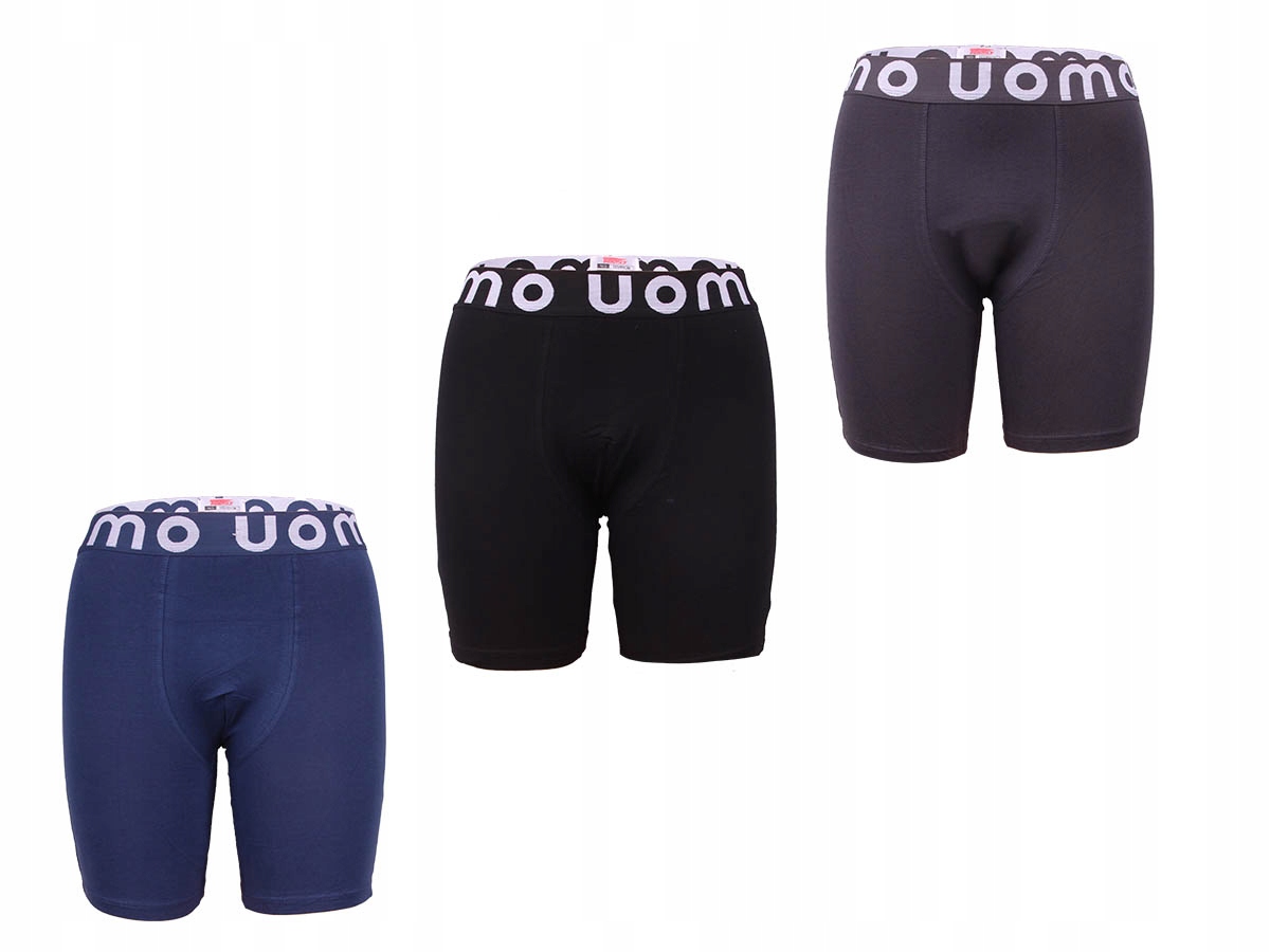 

3x Bokserki Męskie Długa Nogawka Premium Bawełna