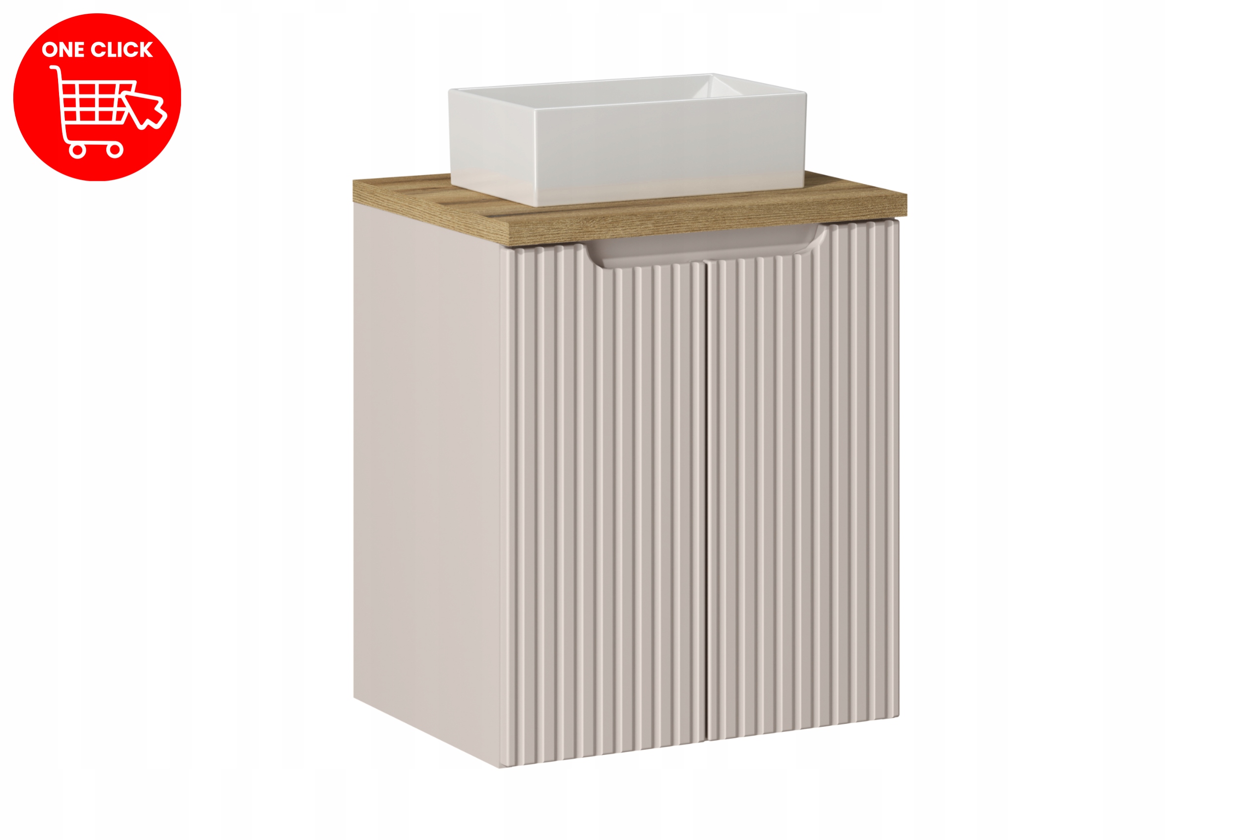 Nábytková sada 50 cm s deskou a umyvadlem na desku Gaja