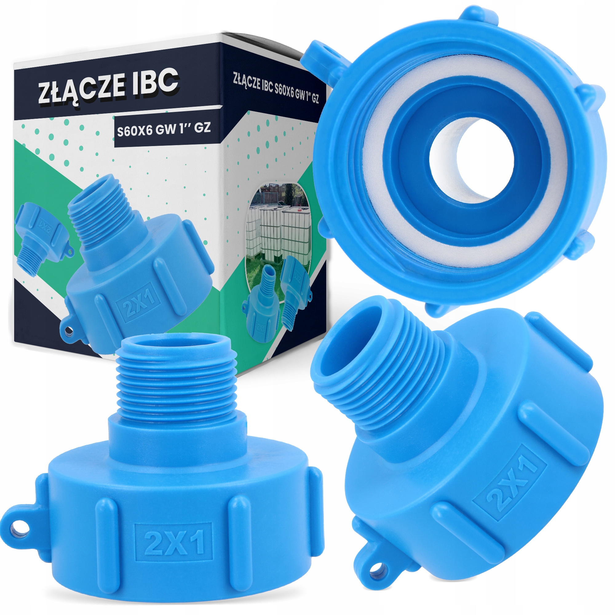 

Złącze Przyłącze Zbiornik Ibc Mauzera S60x6 1 Gz