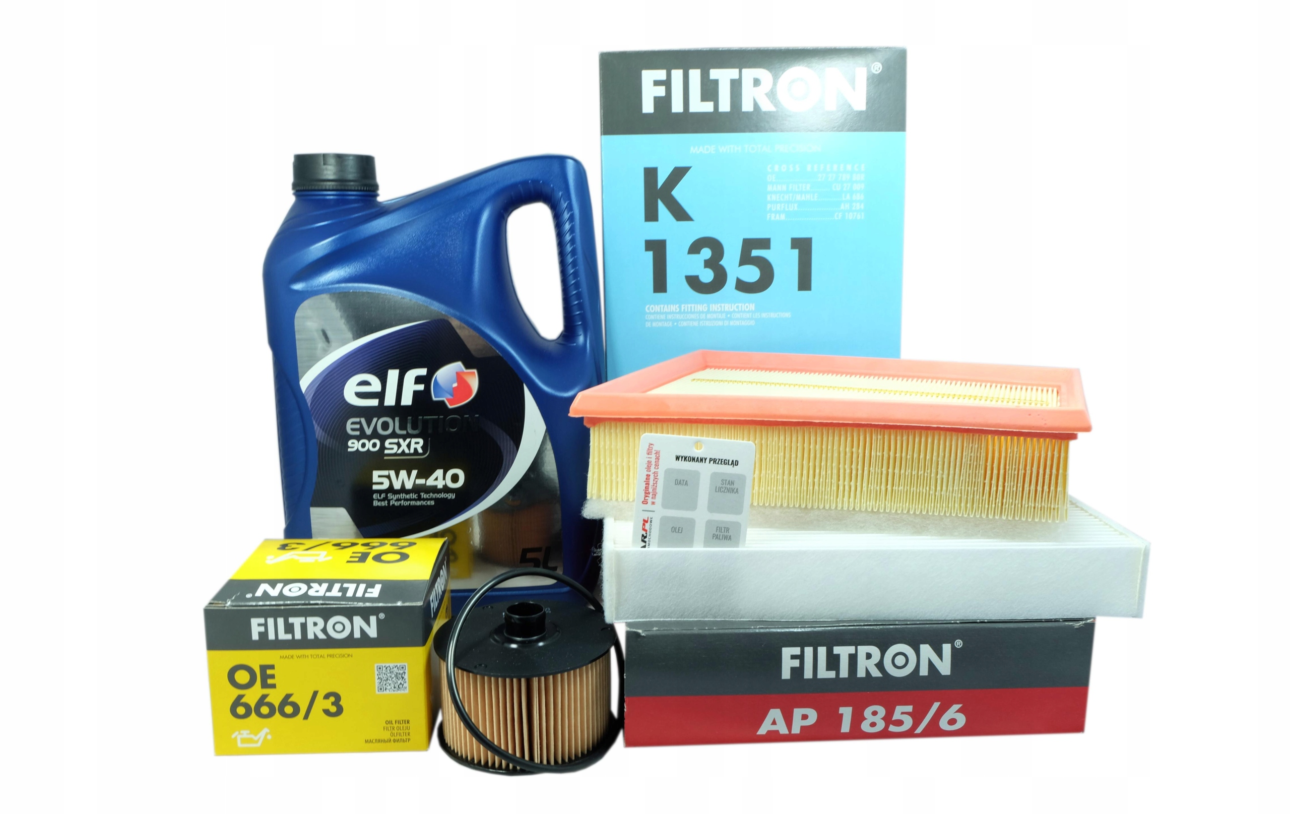 3 x Filter olej Renault Scenic 3 III 12- 1.2 TCe