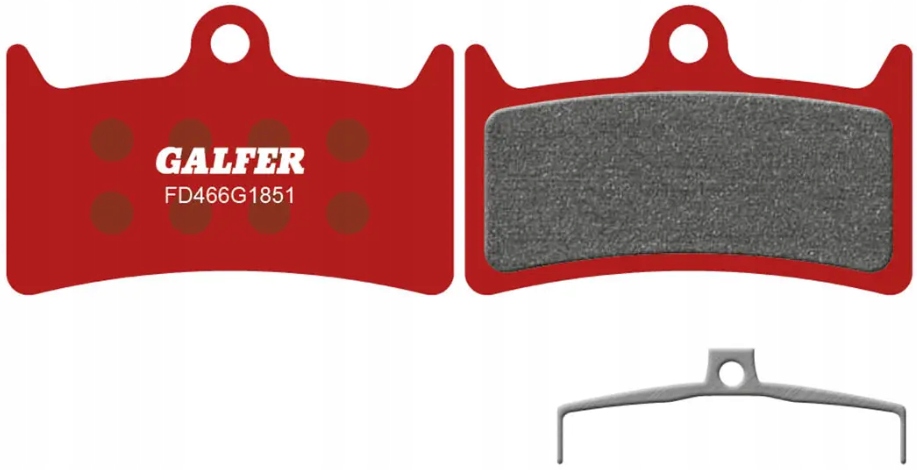 Klocki Okładziny Hamulcowe Galfer Hope V4 Czerwone Box
