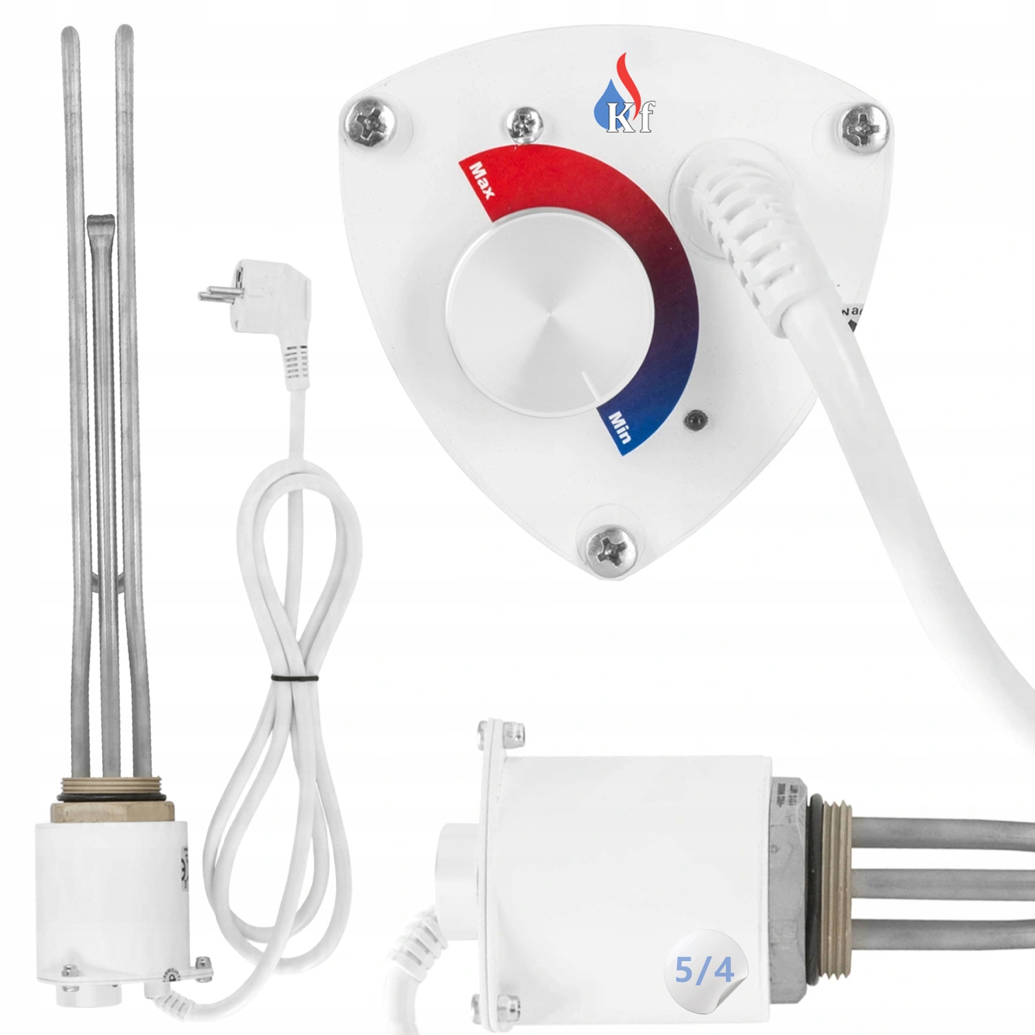 Grzałka Do Bojlera Galmet Kospel Biawar 3KW 5/4'' Z Termostatem 3000W 54 Pl