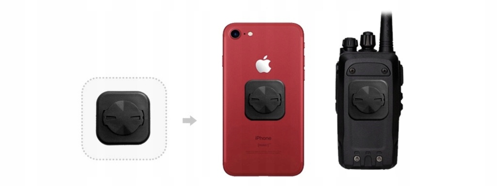 Uchwyt na telefon RIDERACE z mocowaniem GARMIN Naklejka 3M VHB (RD0457-B) Kod producenta RD0457-B