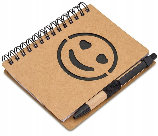 NOTES NOTATNIK Z DŁUGOPISEM linie KARTKI 70