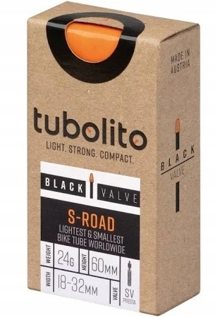 Dętka Tubolito S-Tubo Road 700x18/28C-SV60 black
