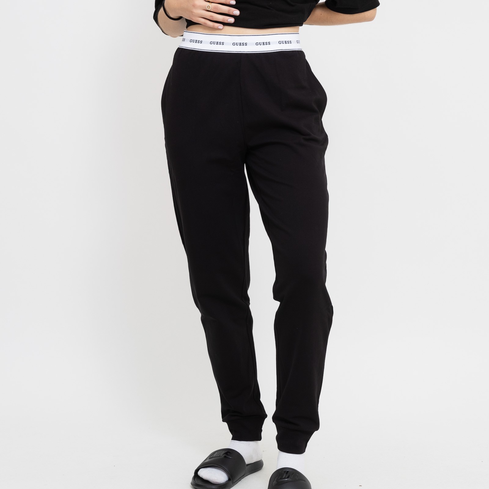 Dámské tepláky Guess carrie jogger pant