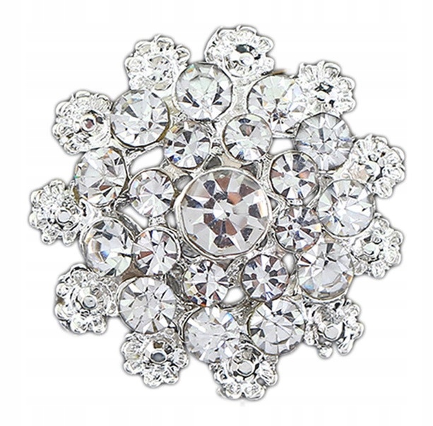 

Broszka Srebrna kryształowa Gwiazda Jakość Lux