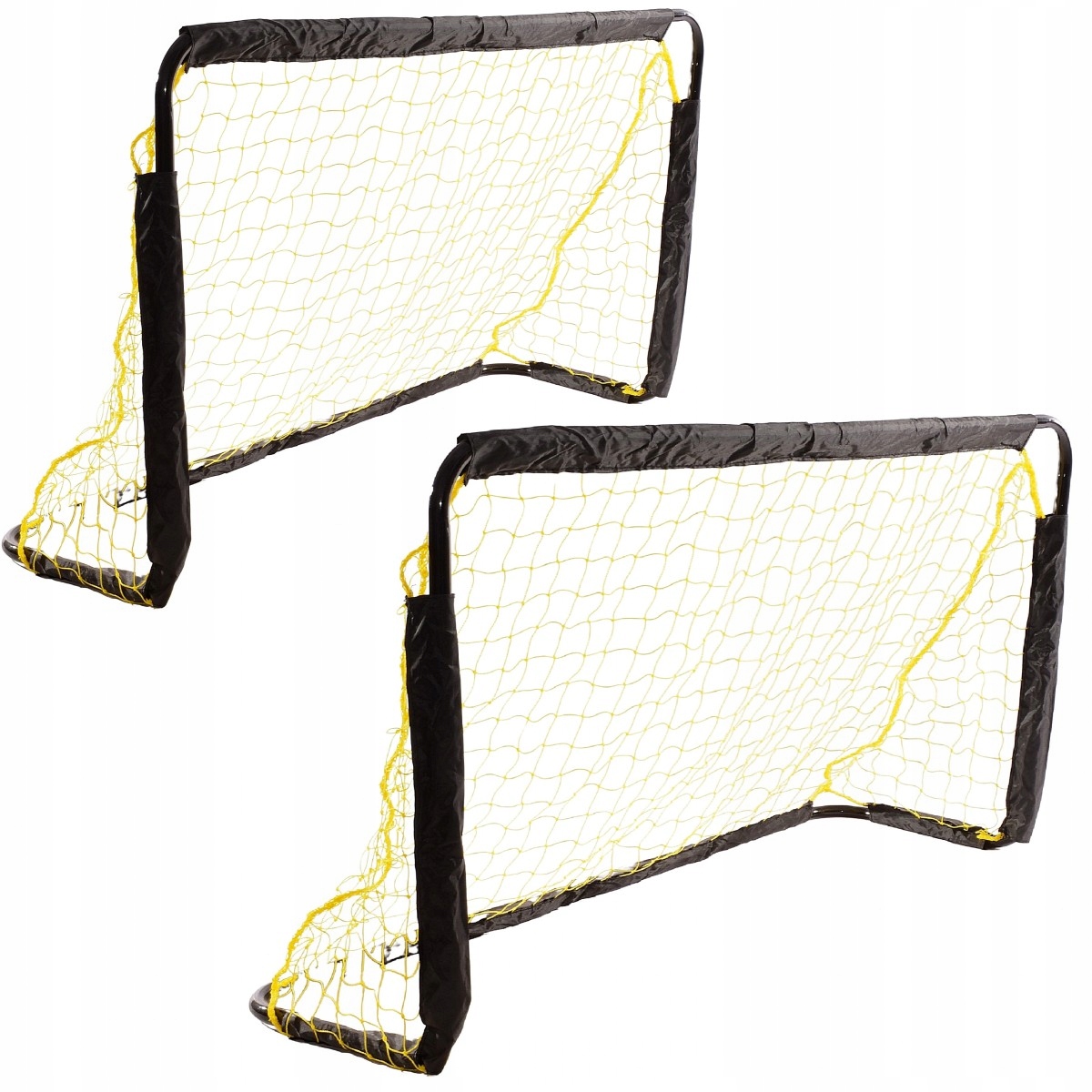 Sada 2 Fotbalových Branek Kovová Brána 120x70 cm pro Děti Enero
