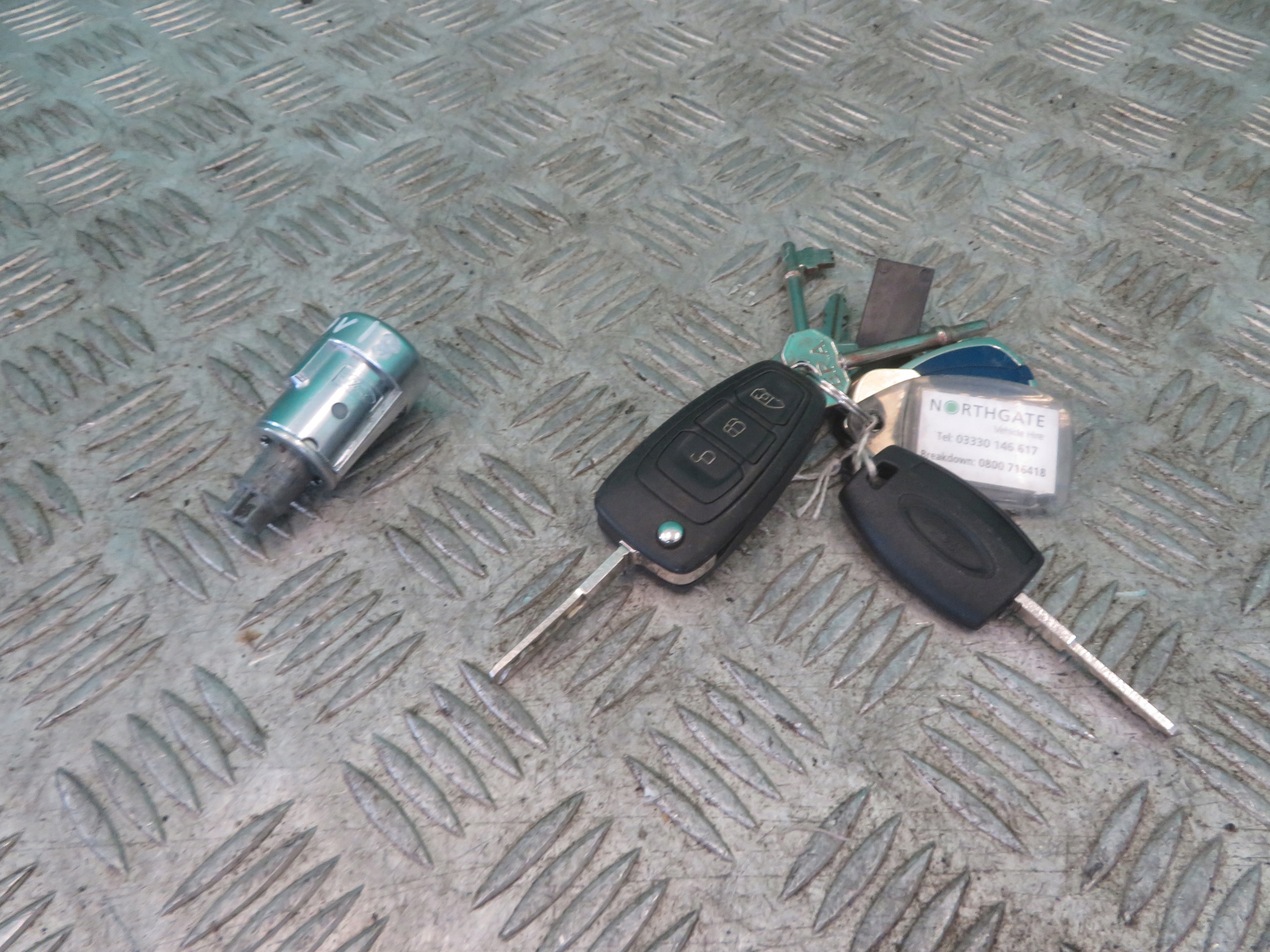 key ignition FORD TRANSIT MK8