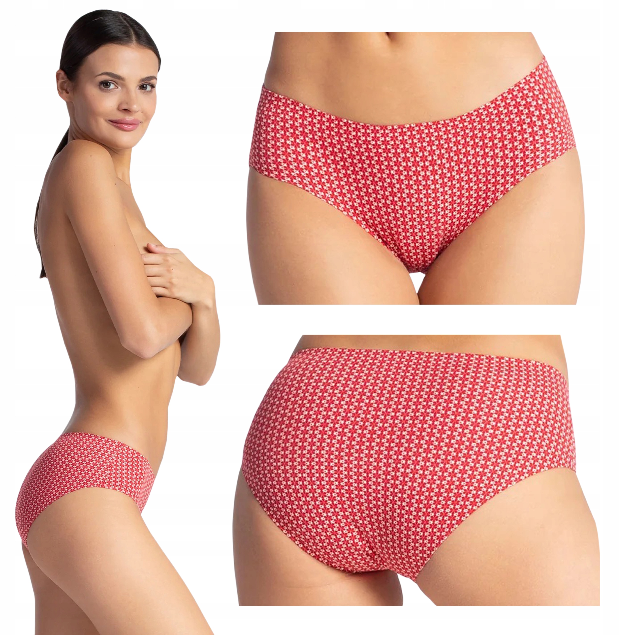 

Gatta bezszwowe majtki Bikini Comfort Print 10 L