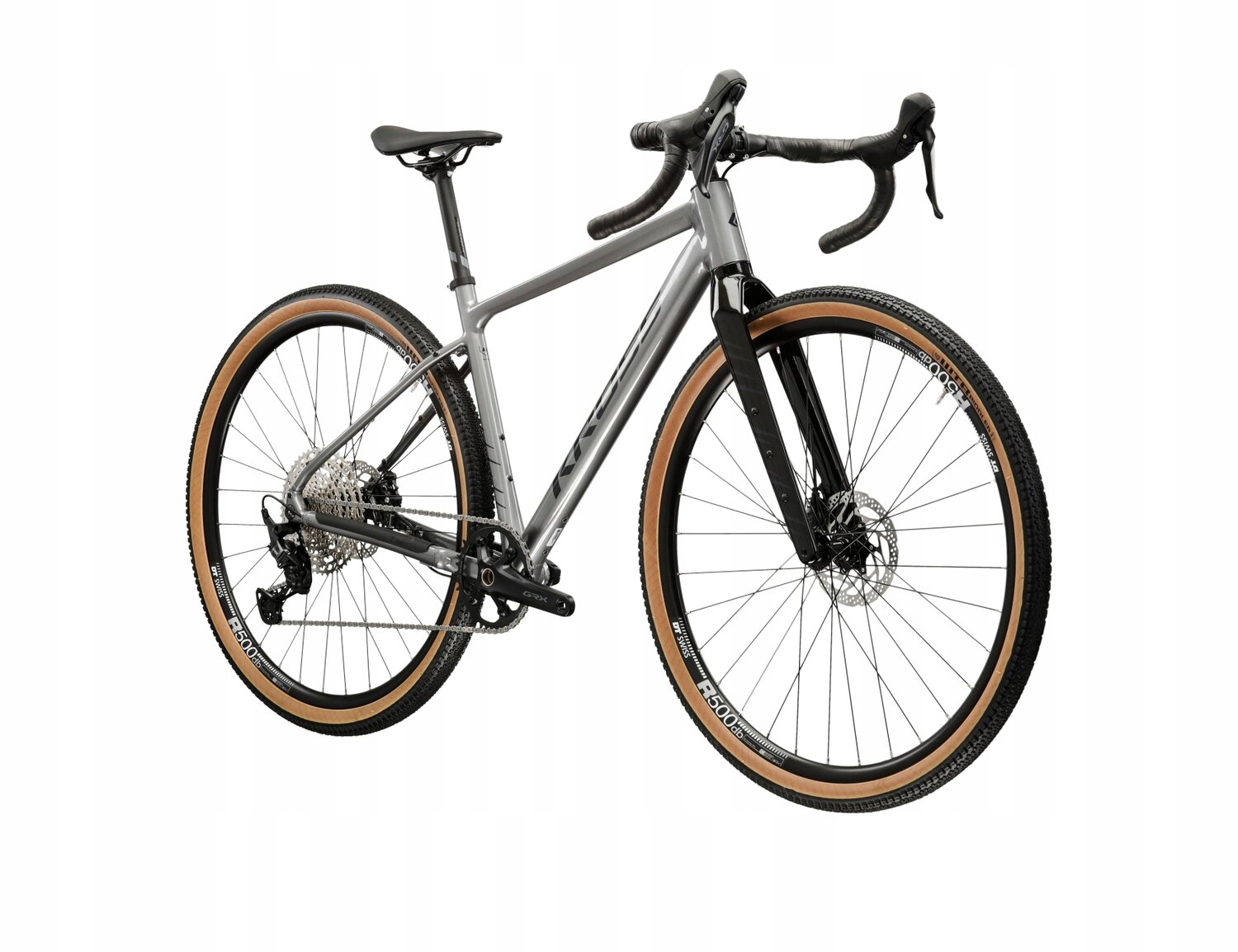 Rower gravel Kross Esker 5.0 Grx 1x12 rama 20 cali koło 28" szary