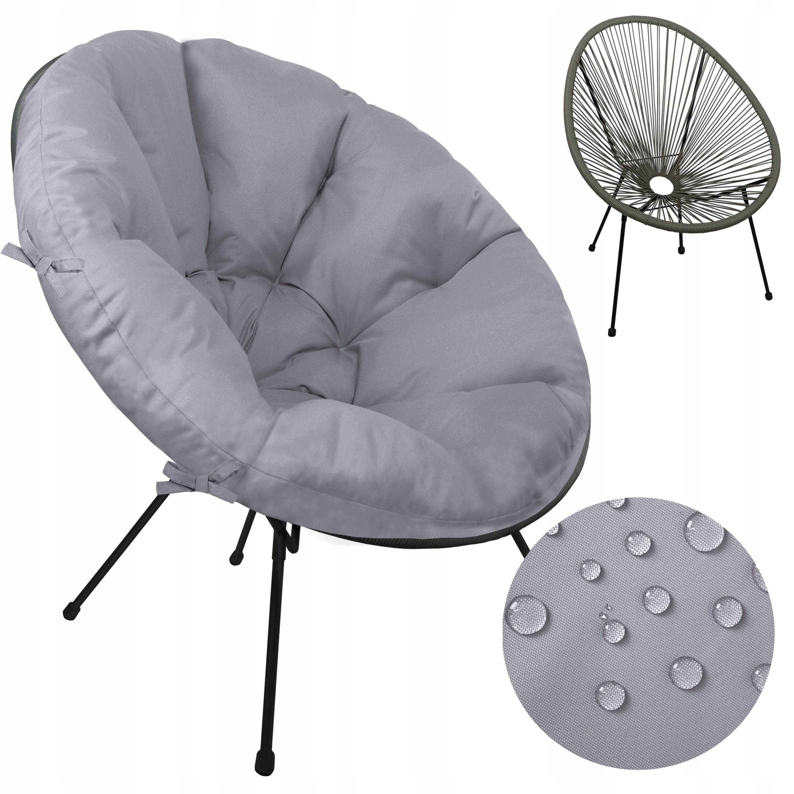 PODUSZKA NA FOTEL ŻYŁKOWY WODOODPORNA POLSKA EAN (GTIN) 6956833667337