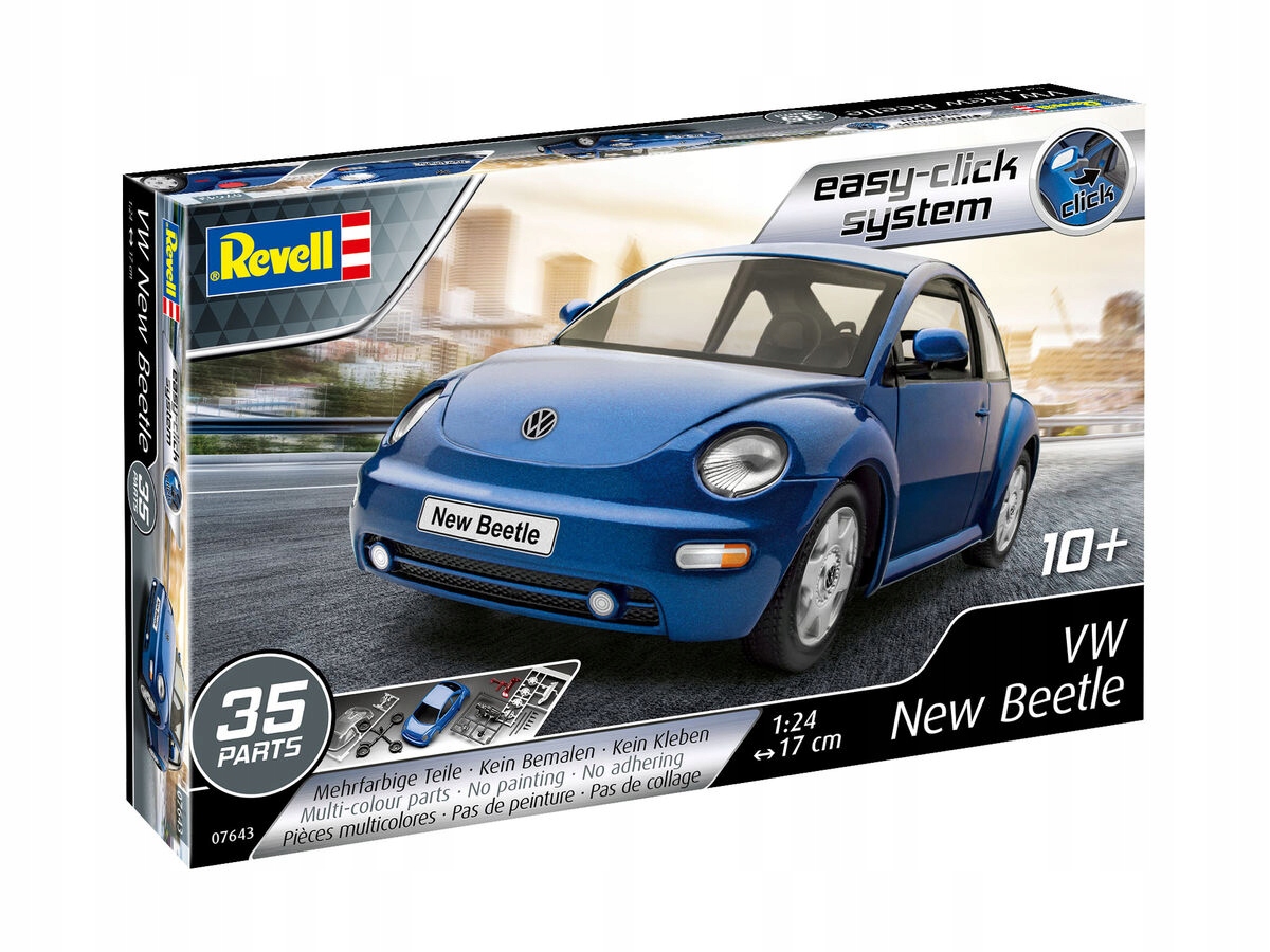 Vw New Beetle Volkswagen Hrbáč Revell 07643