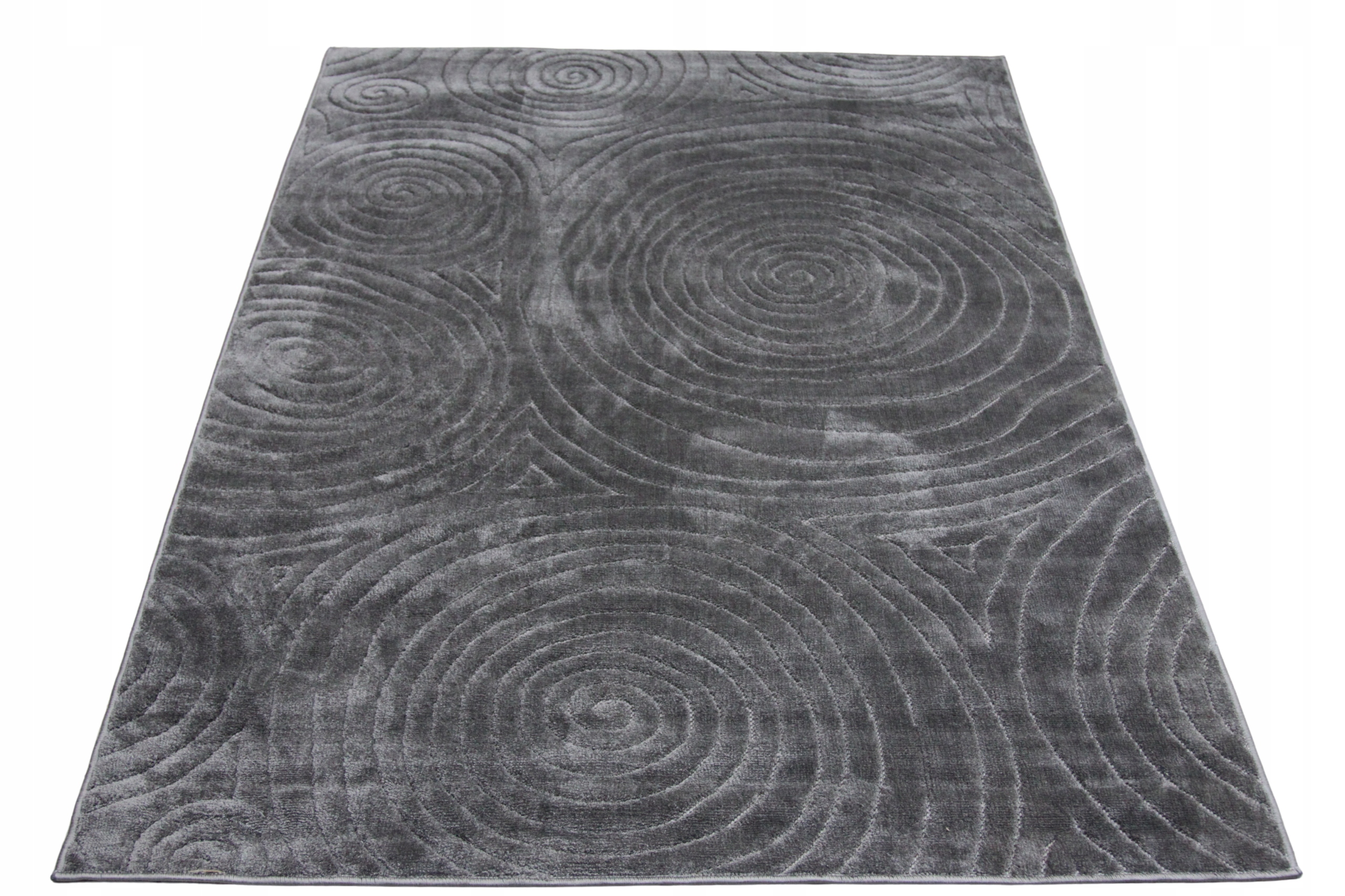 Dywan Zen Garden 120x180 Grafitowy Modny Wzór Nowoczesny Praktyczny Miękki