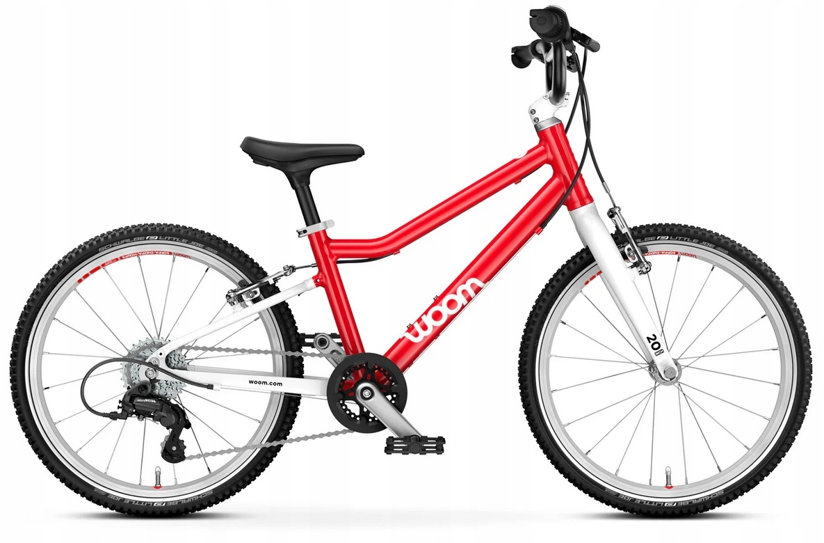 Rower dziecięcy Woom Go 4 20" Czerwony