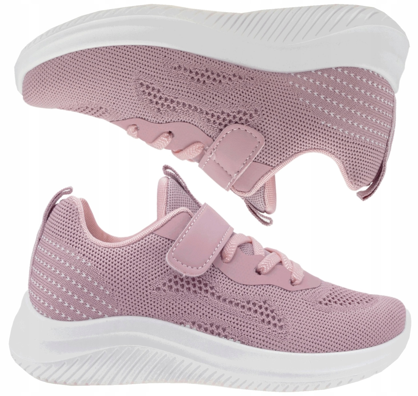 Odľahčená športová obuv, tenisky, detské tenisky r35 ružové P1-157