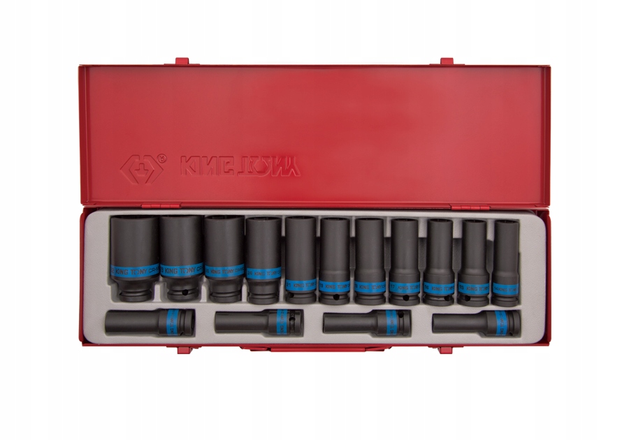 KOMPLET NASADEK UDAROWYCH 1/2 15CZ DŁUGIE 6-KĄT. 10-32MM King Tony 4415MP03