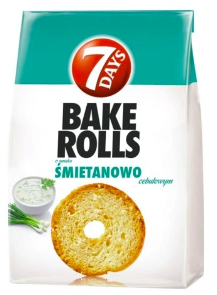 12 Sztuk Bake Rolls 150G Śmietana Cebula