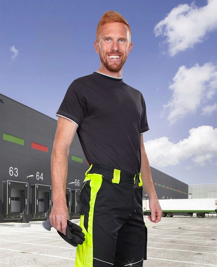 Spodnie robocze H6401 Ardon NEON czarno żółty 52 Rozmiar 52