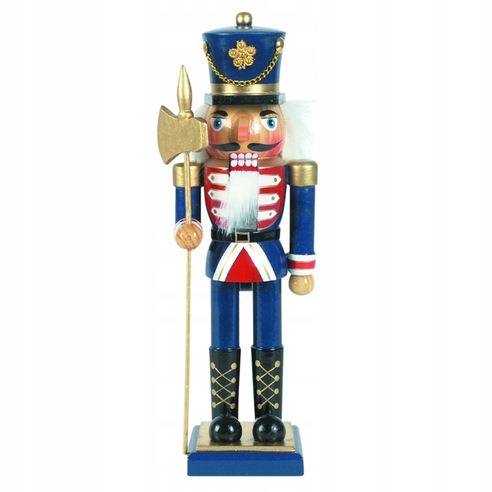 

Dziadek do orzechów Żołnierz W:25 cm, niebieski