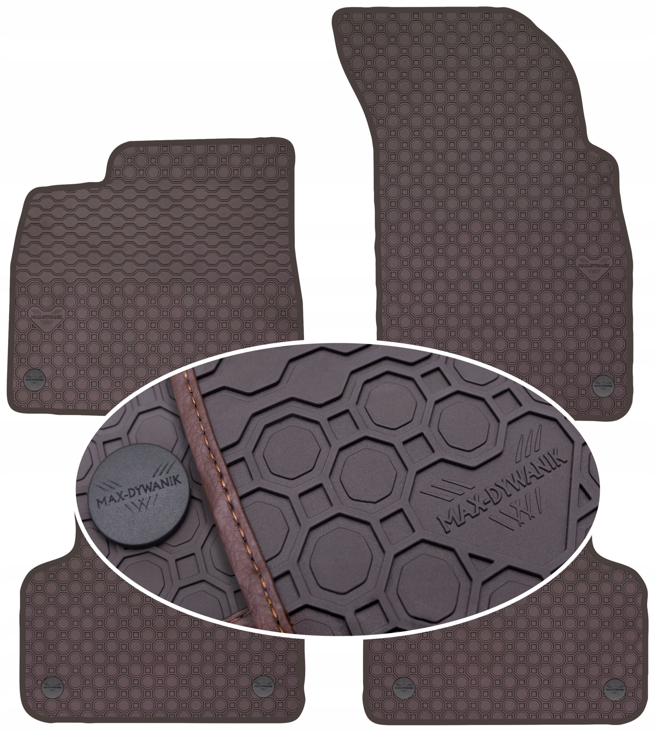 Audi Q7 II Suv 2015 Koberce Hnedé