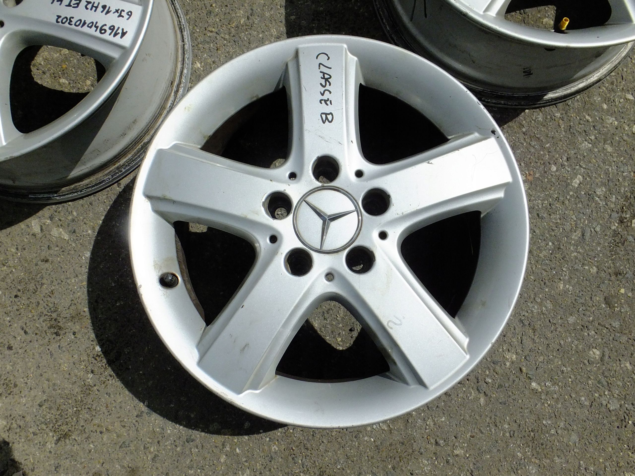 discs aluminium 16'' mercedes w245 A1694010302
