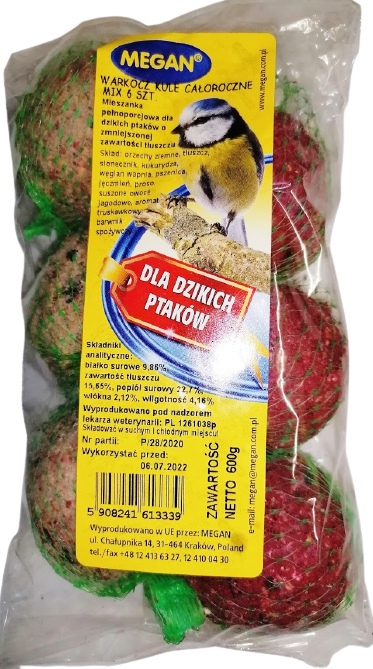 Kule CAŁROCZNE 6x100g (3 standarowe 3 truskawkowe)