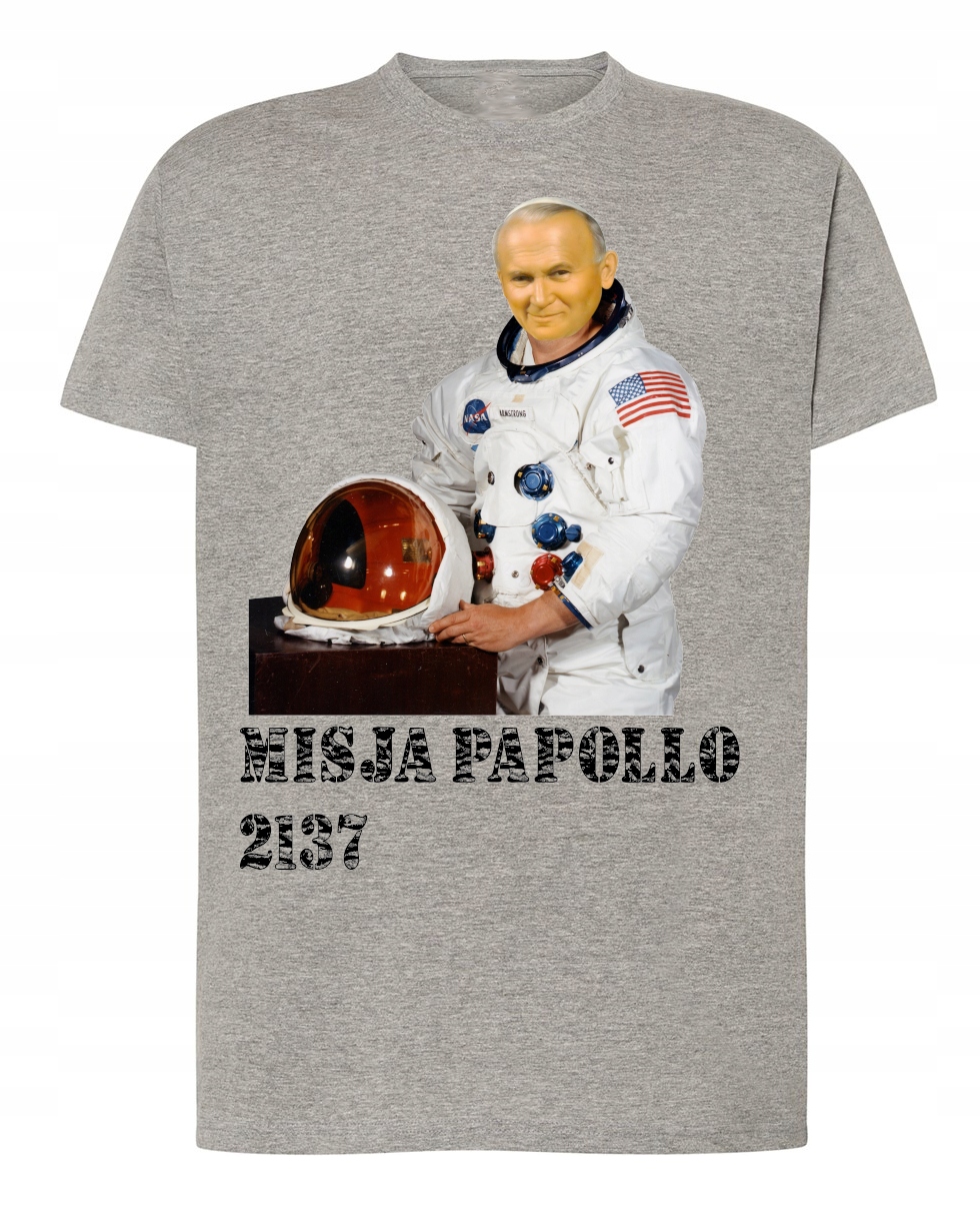 

Koszulka T-Shirt Papaj Papież 2137 Śmieszny r.L