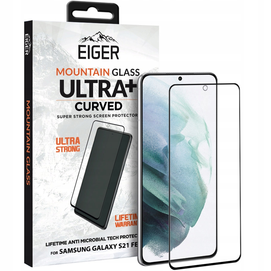 

Szkło ochronne do Galaxy S21 Fe, Eiger szybka