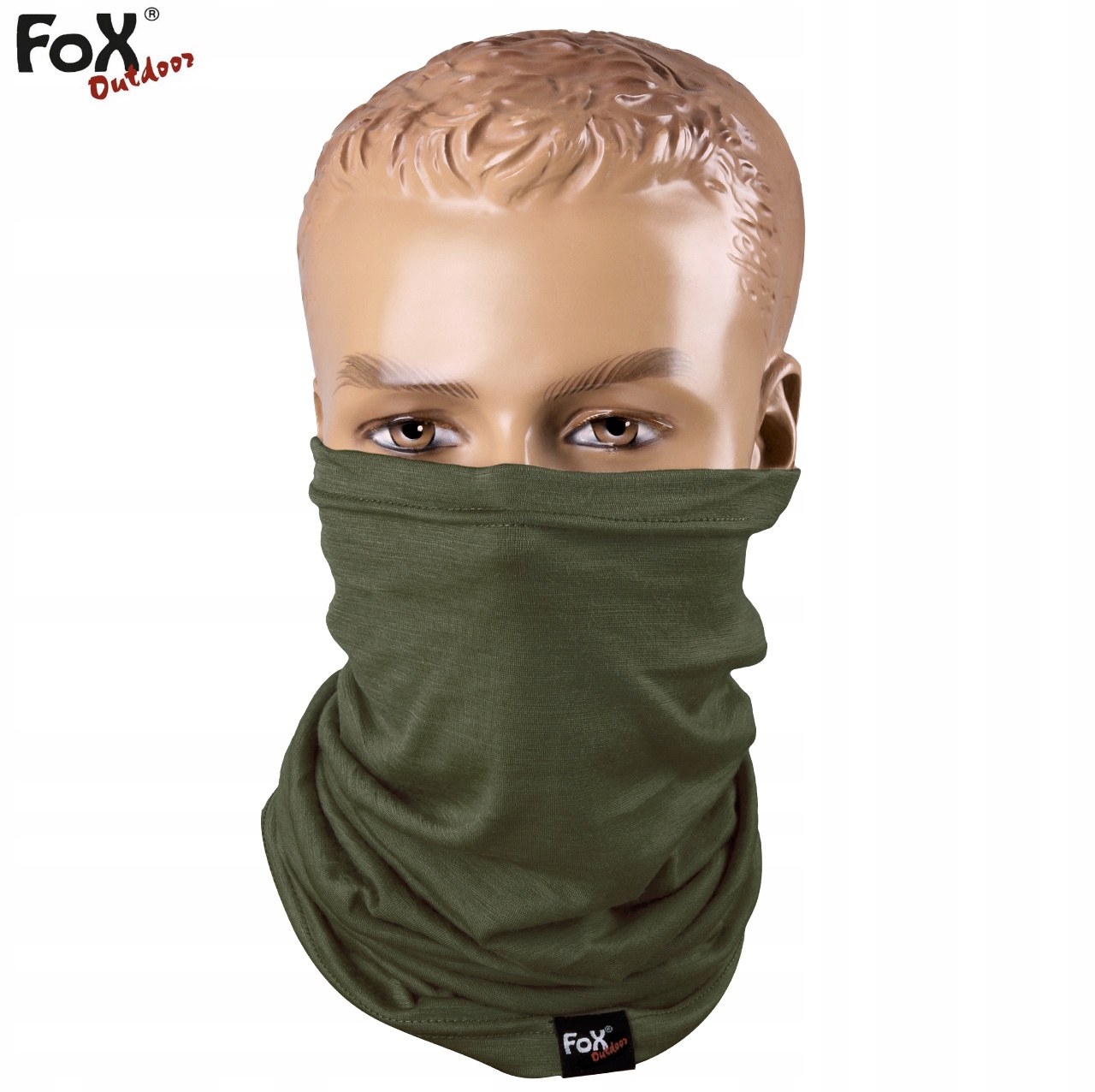 FOX KOMIN TERMOAKTYWNY SZAL WEŁNA MERINO OLIVE Skład materiałowy Wełna Merino