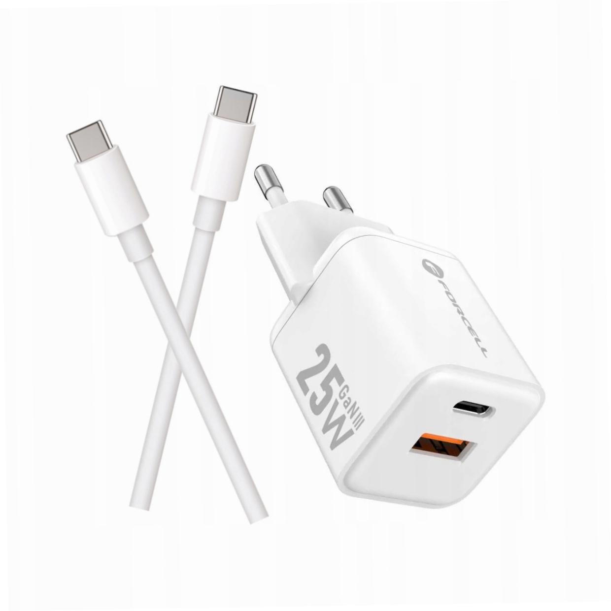 Szybka ładowarka Gan 25W kablem Usb-c do Xiaomi Redmi Note 13 Pro 5G