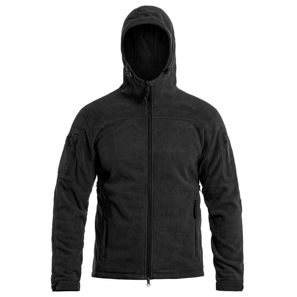Polar Mikina fleecová s kapucí rozepínací Pentagon Hercules 2.0 Black S