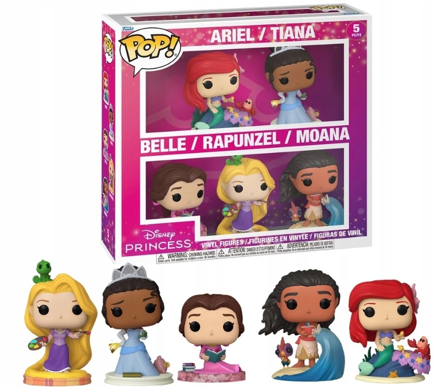 Funko Pop! Disney Animation Ult Princess 5PK
