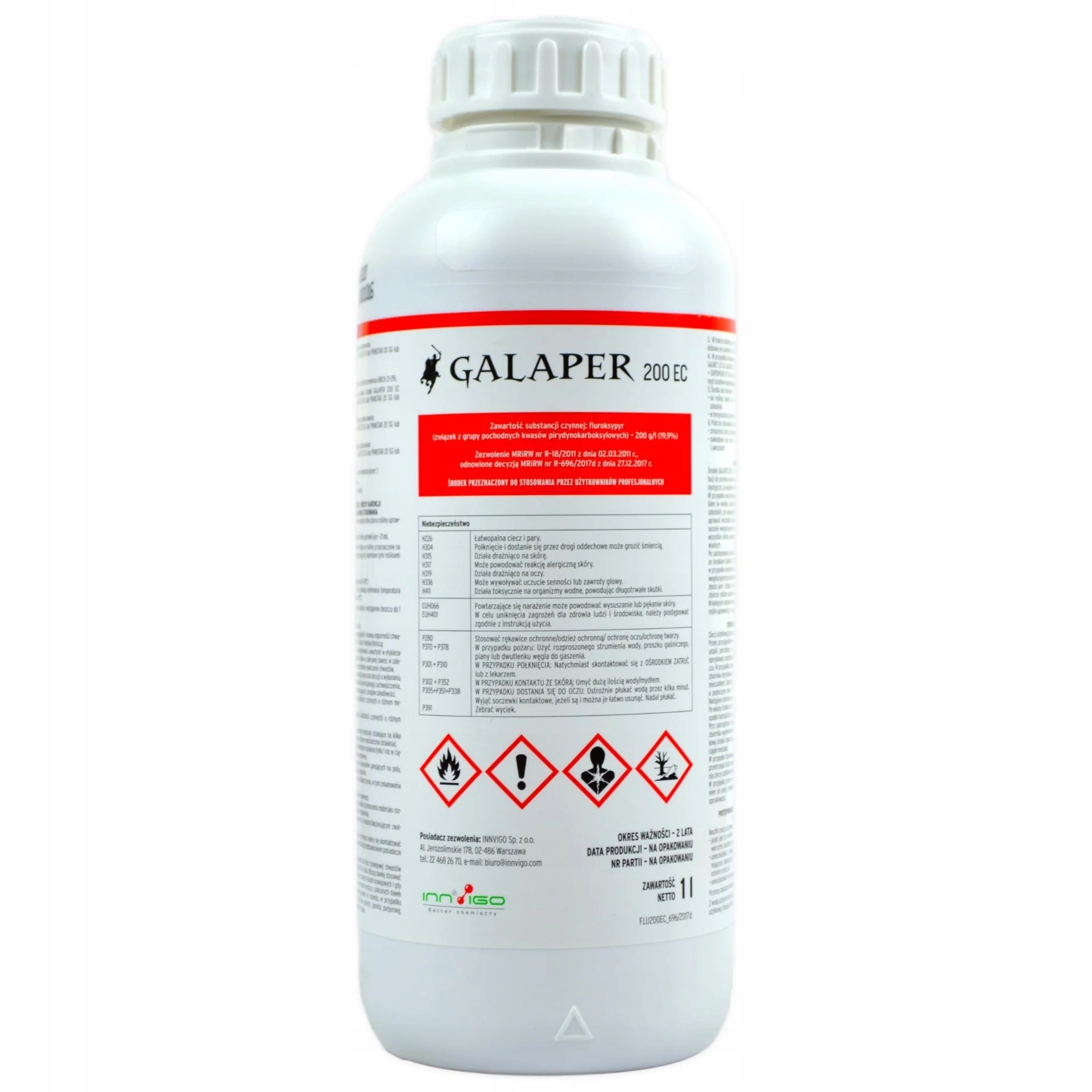 

Galaper 200 Ec 1L Oprysk Na Chwasty Innvigo