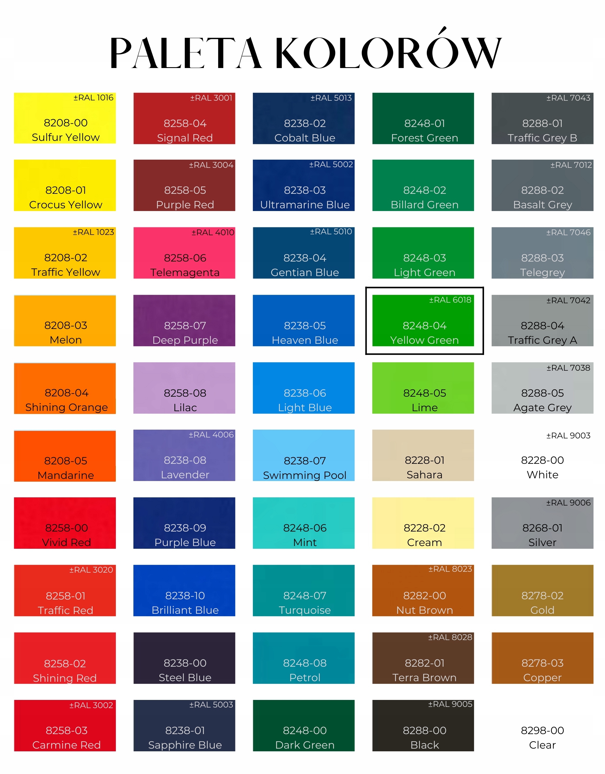 FOLIA DO PRO DETAILINGU ZIELONA MAT AUTO 50cm Kolor zielony