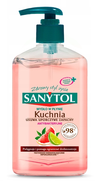 

Sanytol antybakteryjne mydło kuchenne 250ml