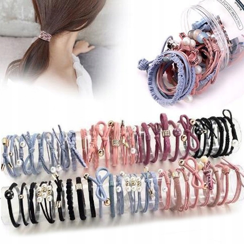 

Zestaw Gumek dla dziewczynki 50 elementów