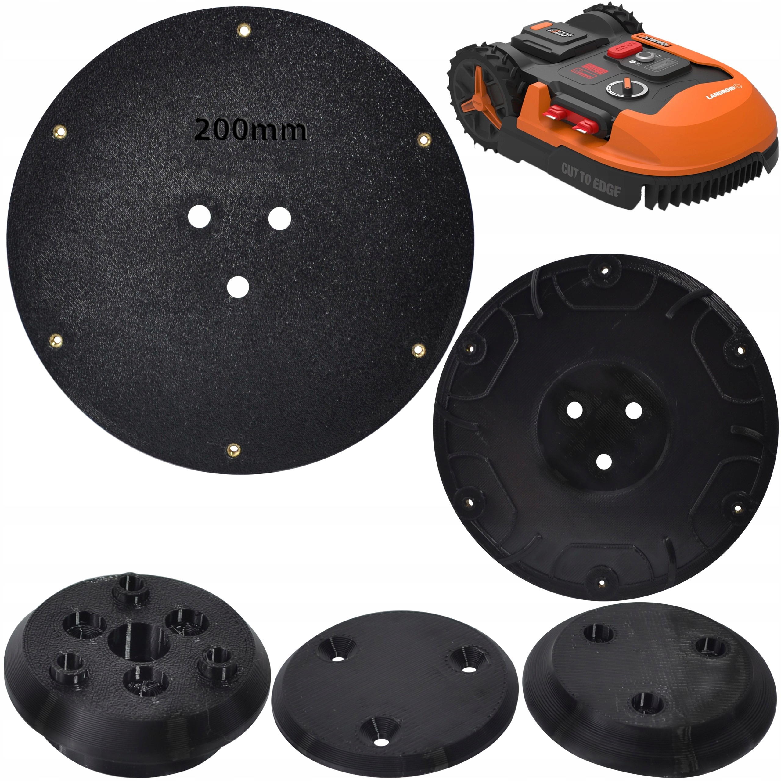 Worx Landroid Tarcza Tnąca 200MM Stary I Nowy Typ Mocowań Zestaw