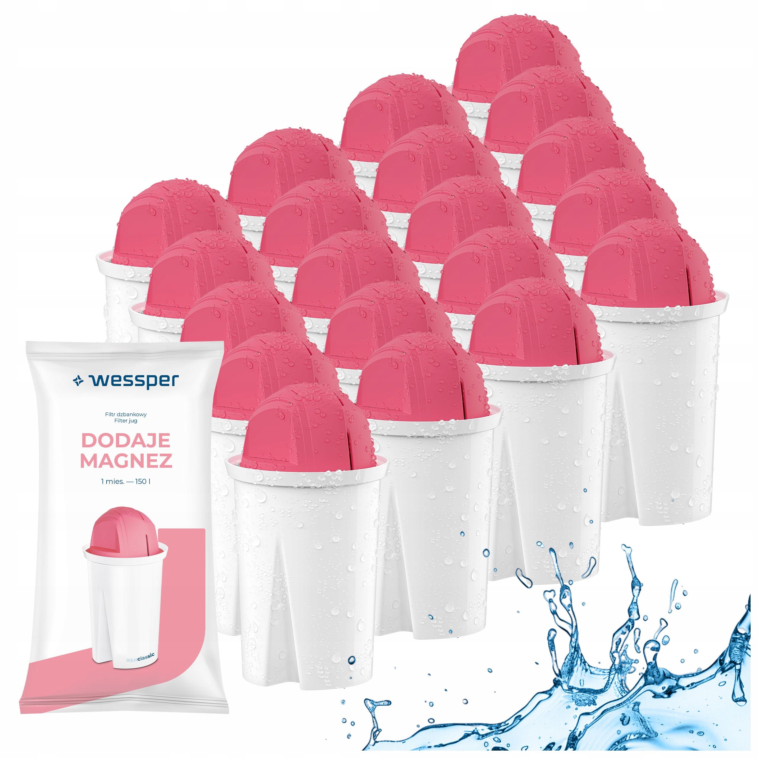 Filtr Wessper aquaclassic Mg+ do filtrační konvice Wessper futureflow 20x