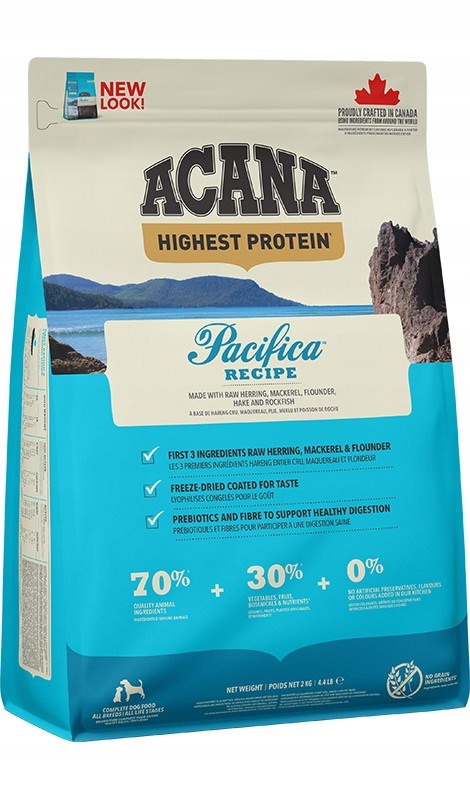 Acana Highest Protein Pacifica Dog sucha karma dla psa 2 kg
