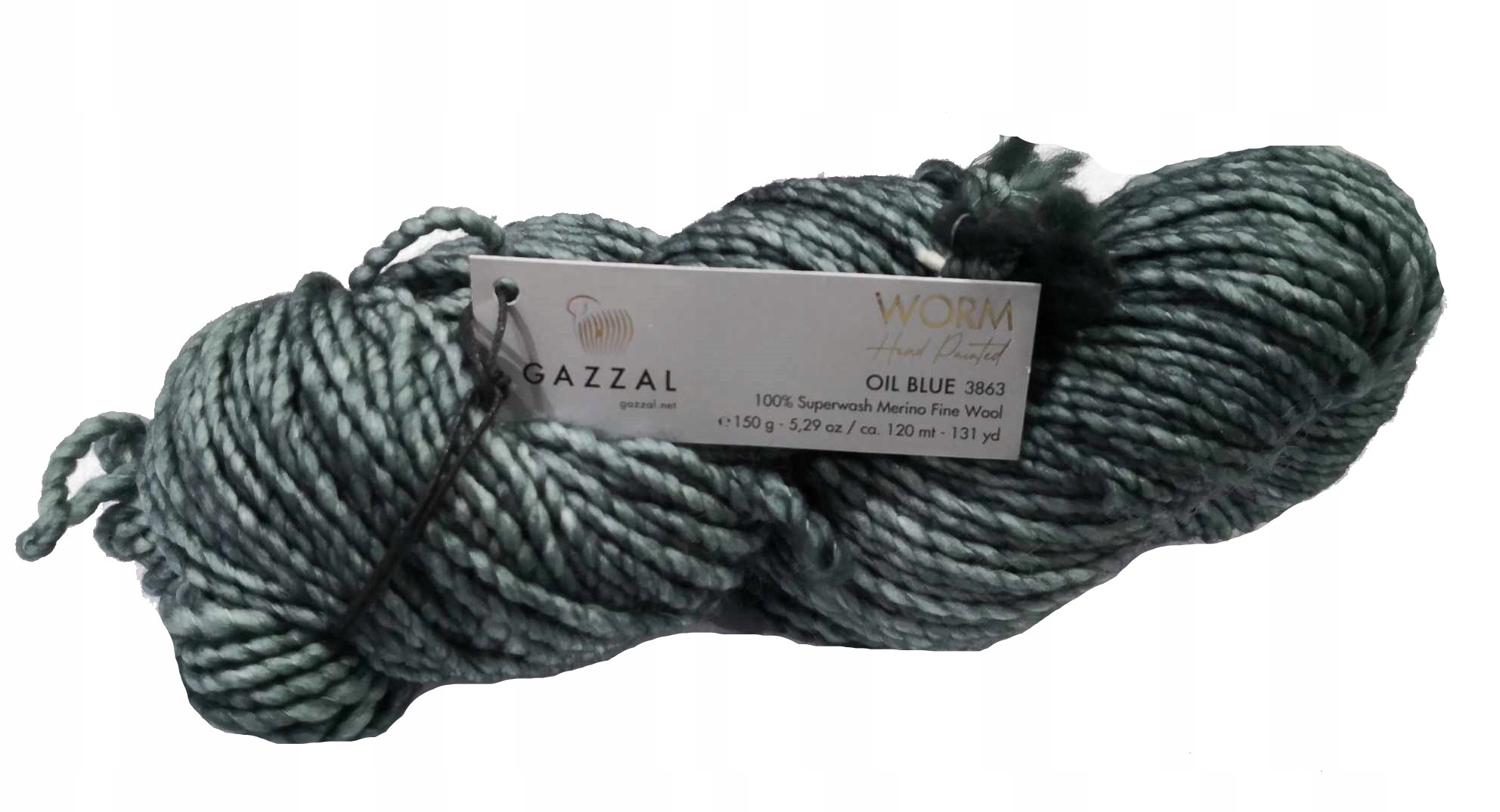 Gazzal Worm 100% merino vlna barva 3863