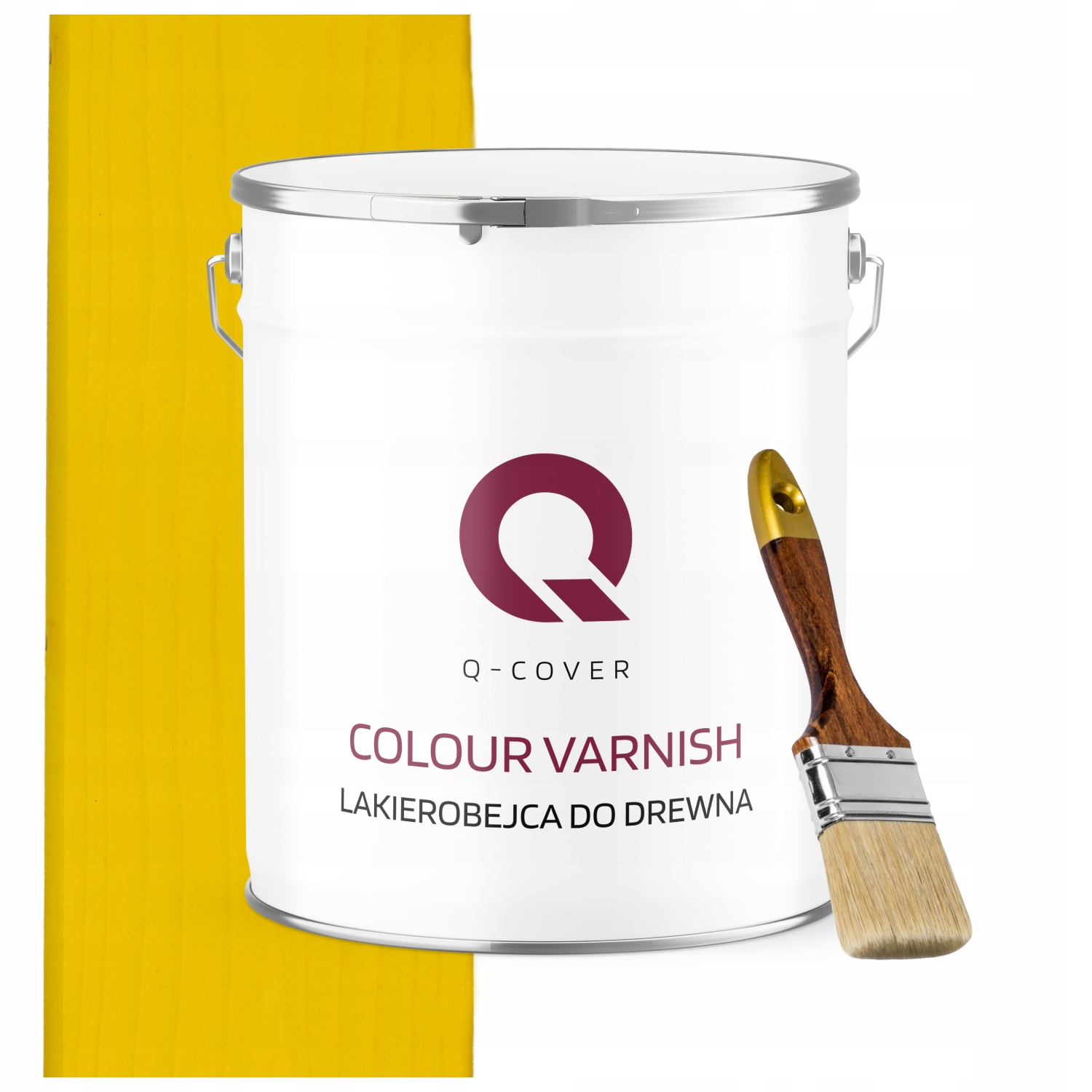 Lakovník Na Dřevěné Prvky Výkonný 3V1 Žlutý Polomat 5L Dárek