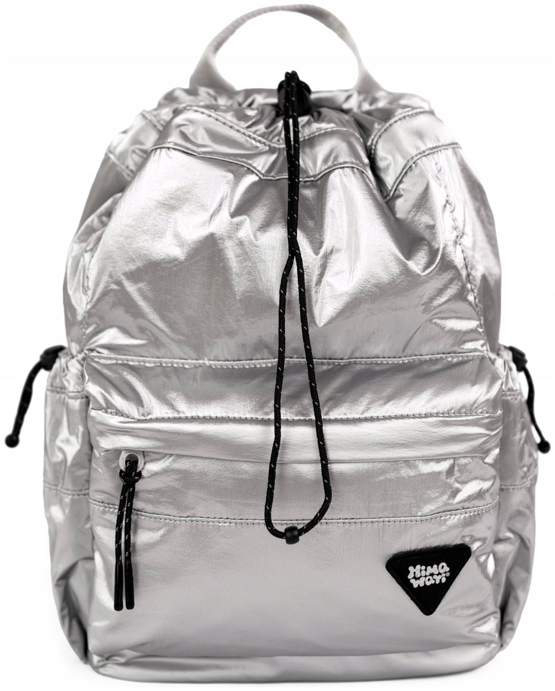 Batoh na notebook Himawari Silver Mini S – prostorný, lehký, stříbrný