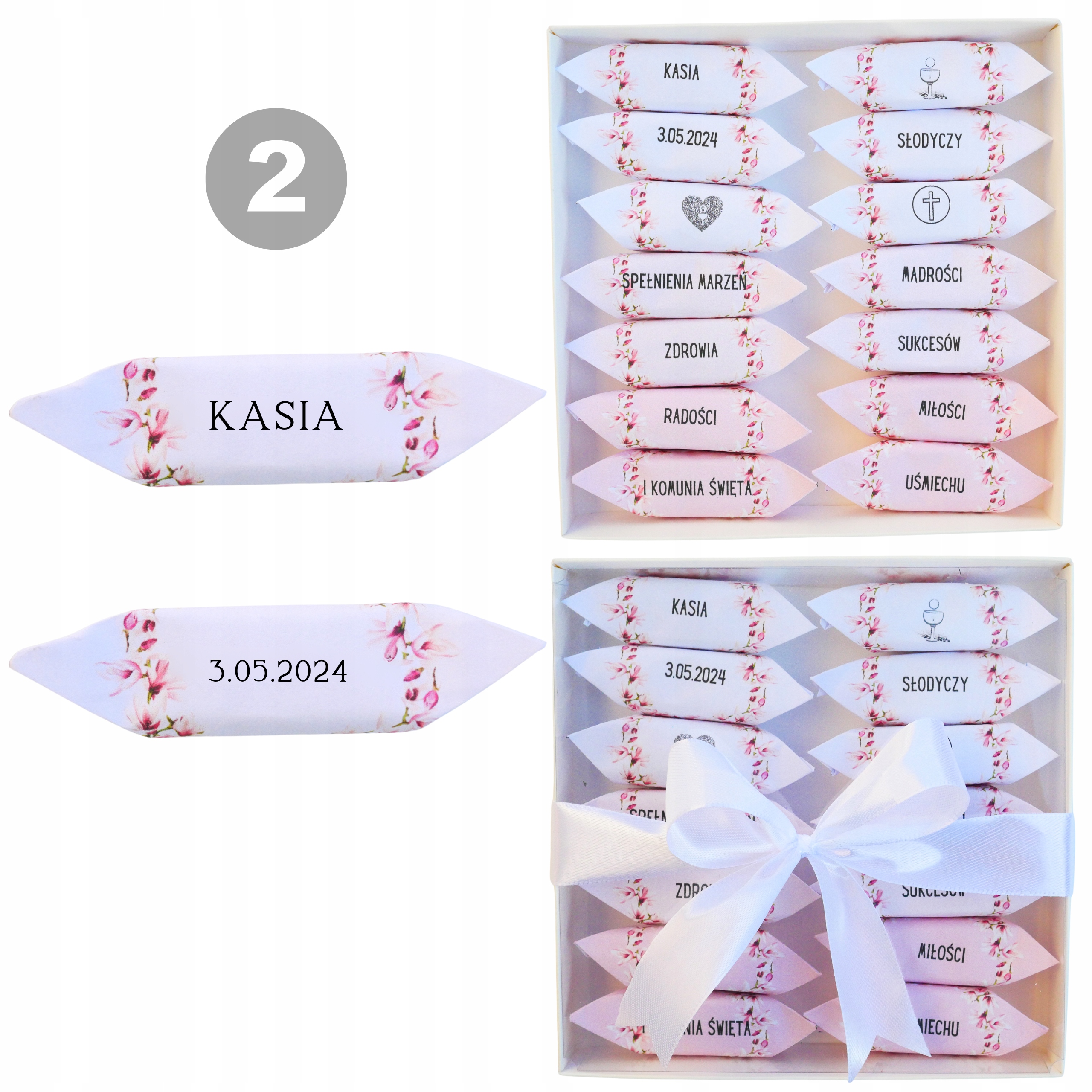 ZESTAW KRÓWEK PREZENT NA KOMUNIĘ ŚWIĘTĄ DLA DZIECKA DLA CHŁOPCA DZIEWCZYNKI Rodzaj inny