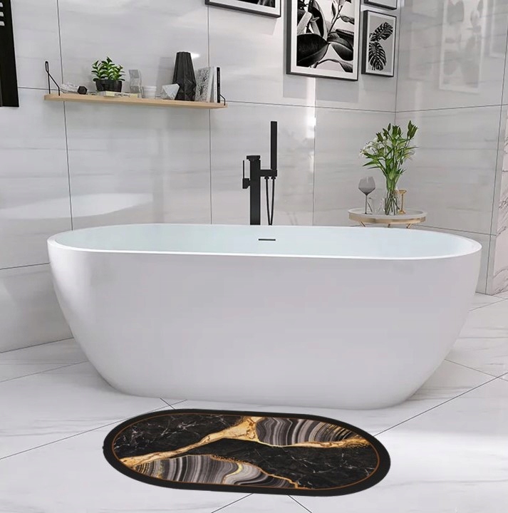 MATA ŁAZIENKOWA SZYBKOSCHNĄCA CHŁONNA DYWANIK ANTYPOŚLIZGOWY 45X75 Marka inna