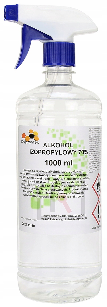 

70% Izopropanol Do Mycia Alkohol Ipa Neutralny 1L