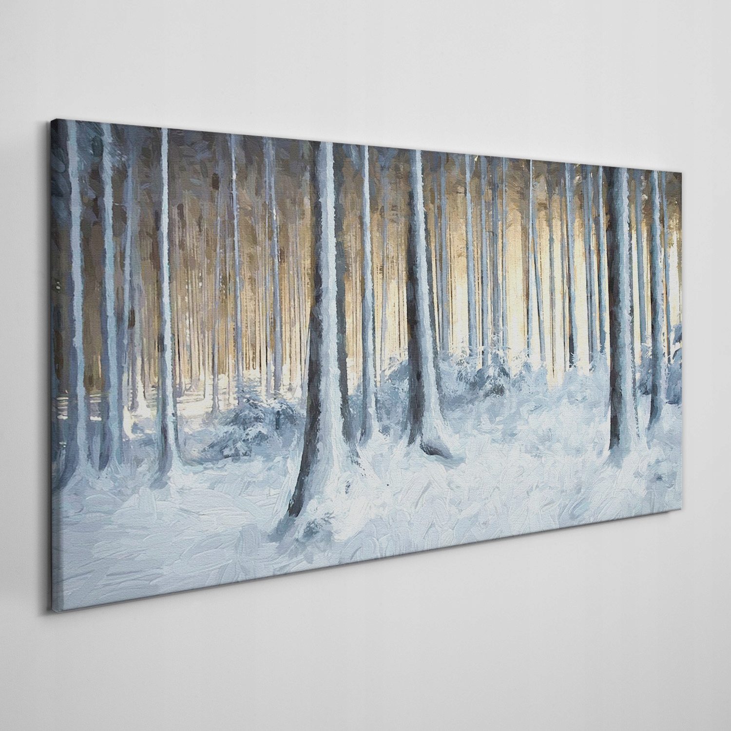 

Obraz na płótnie do salonu Zima śnie natura 100x50
