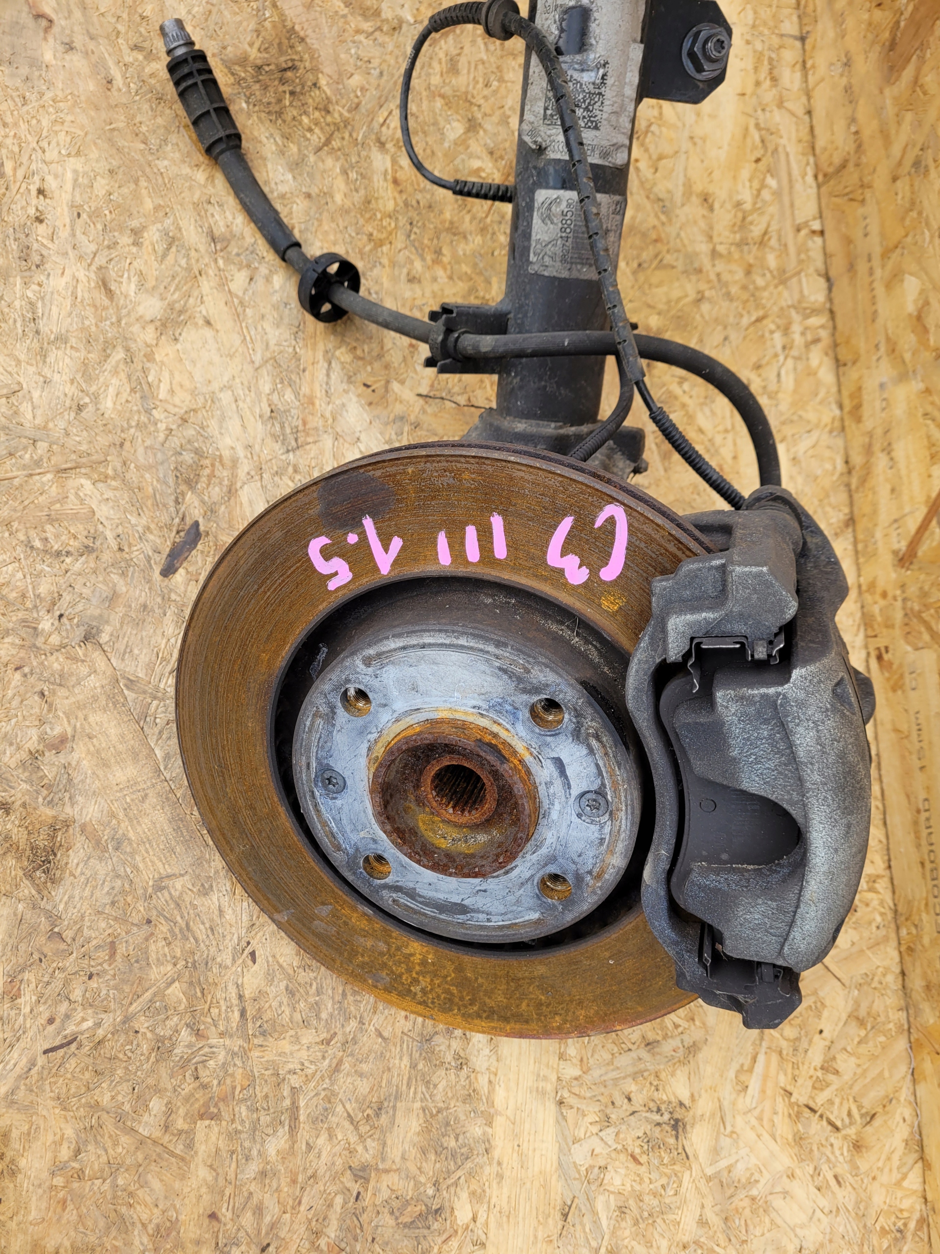 swing right McPherson left CITROEN C3 III LIFT 1.5 BLU MANUAL P55